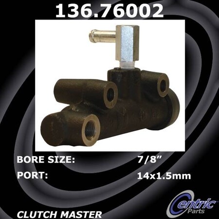 Centric Parts Premium Clutch Master Cylinder, 136.76002 136.76002